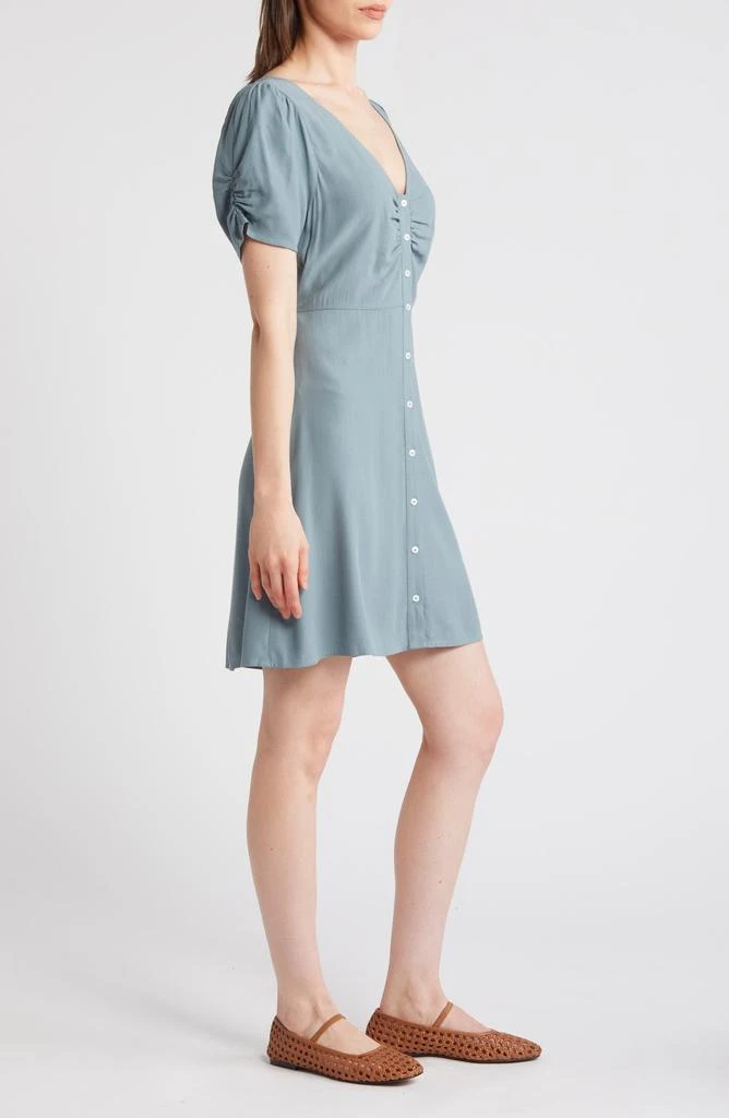 Madewell V-Neck Button-Front Minidress 3