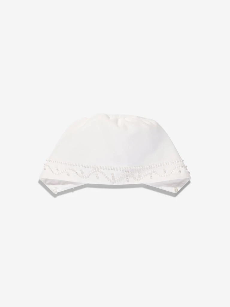 Sarah Louise Sarah Louise Baby Girls Christening Robe Coat And Bonnet in Ivory 5