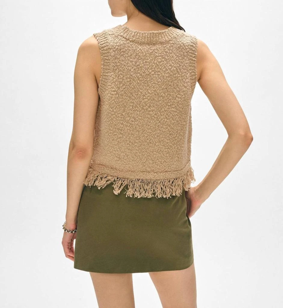 White + Warren White + Warren - Cotton Fringe Tank Top 2
