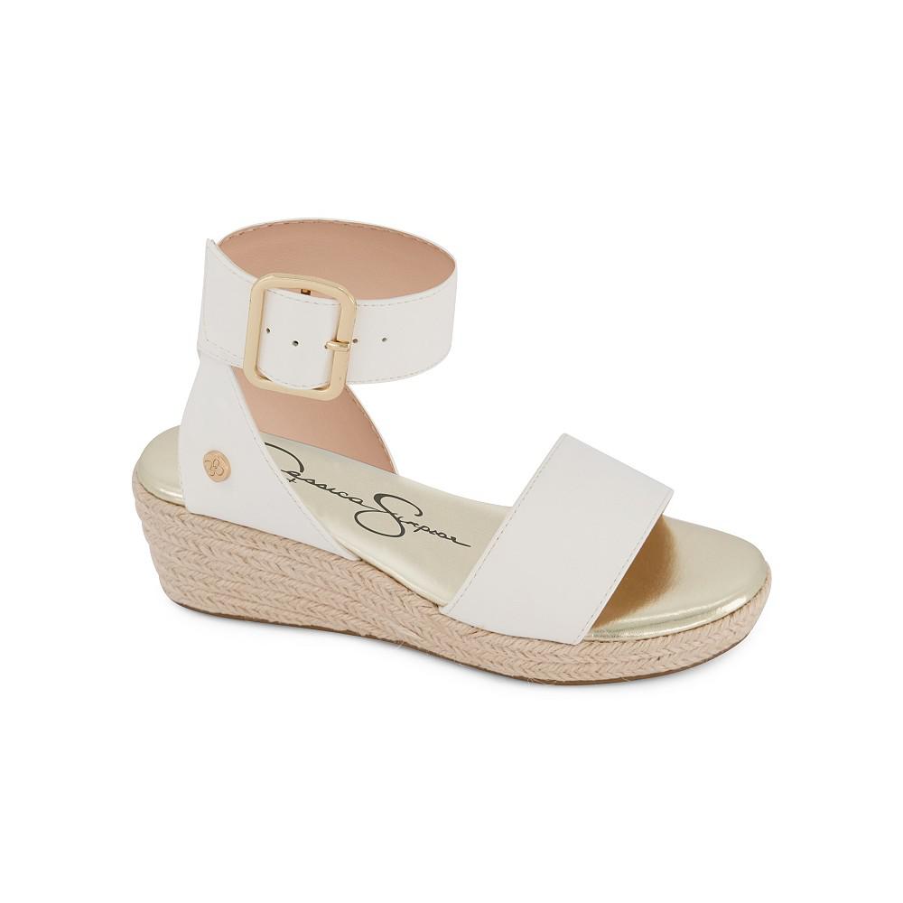 Jessica Simpson Little and Big Girls Asha Cuff Wedge Open Toe Sandals
