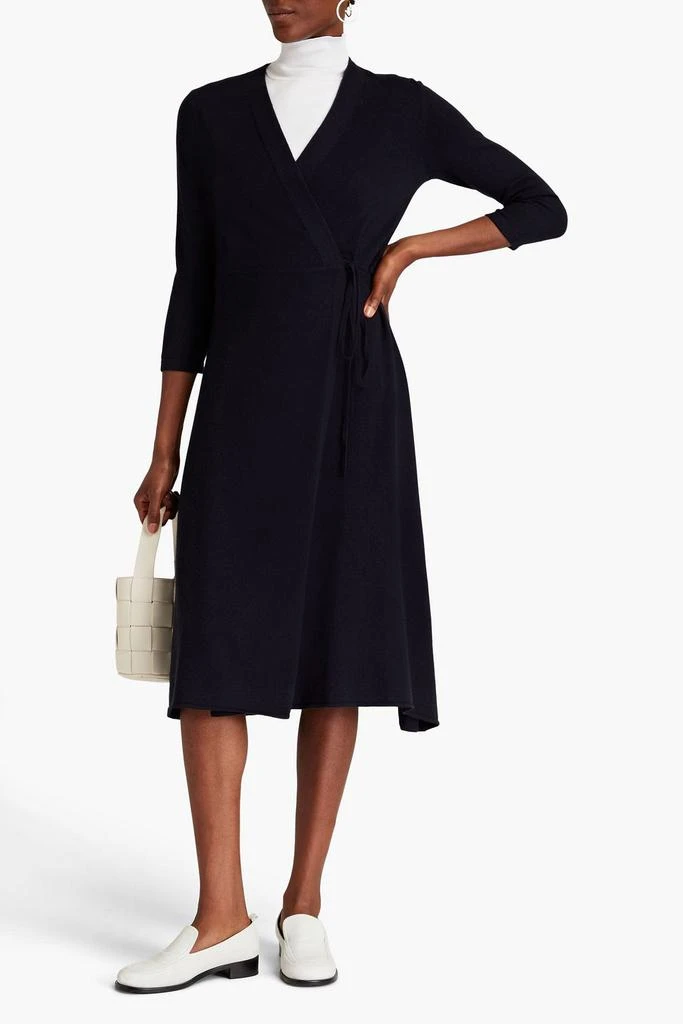 Arch4 Florentina cashmere midi wrap dress 2