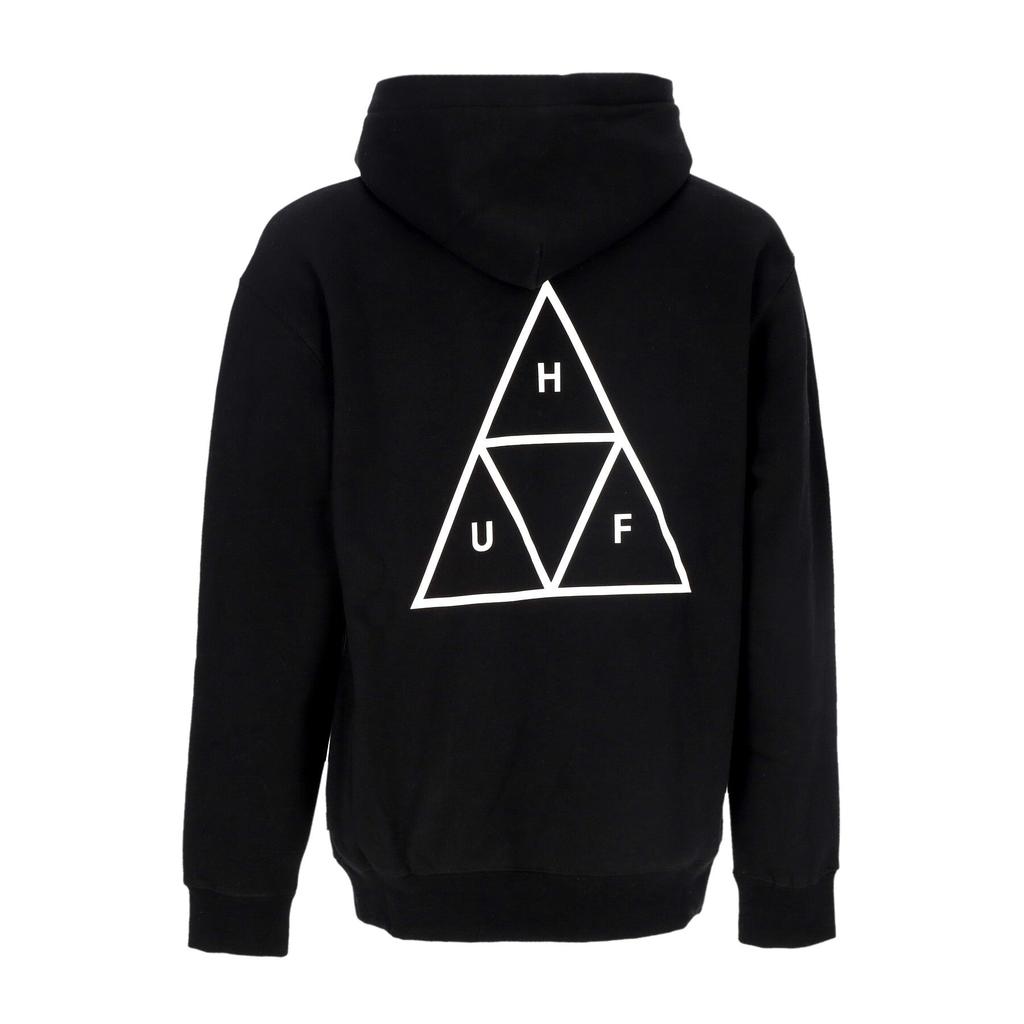 HUF Men's Hoodie Set Triple Triangle Po Hoodie Black