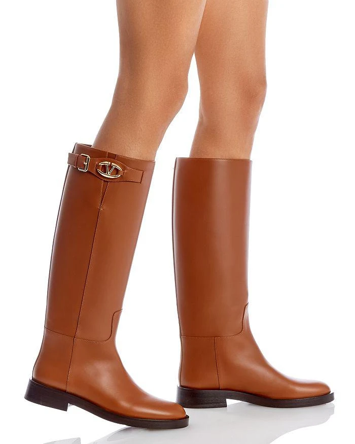 Valentino Women's Buckled Riding Boots 2