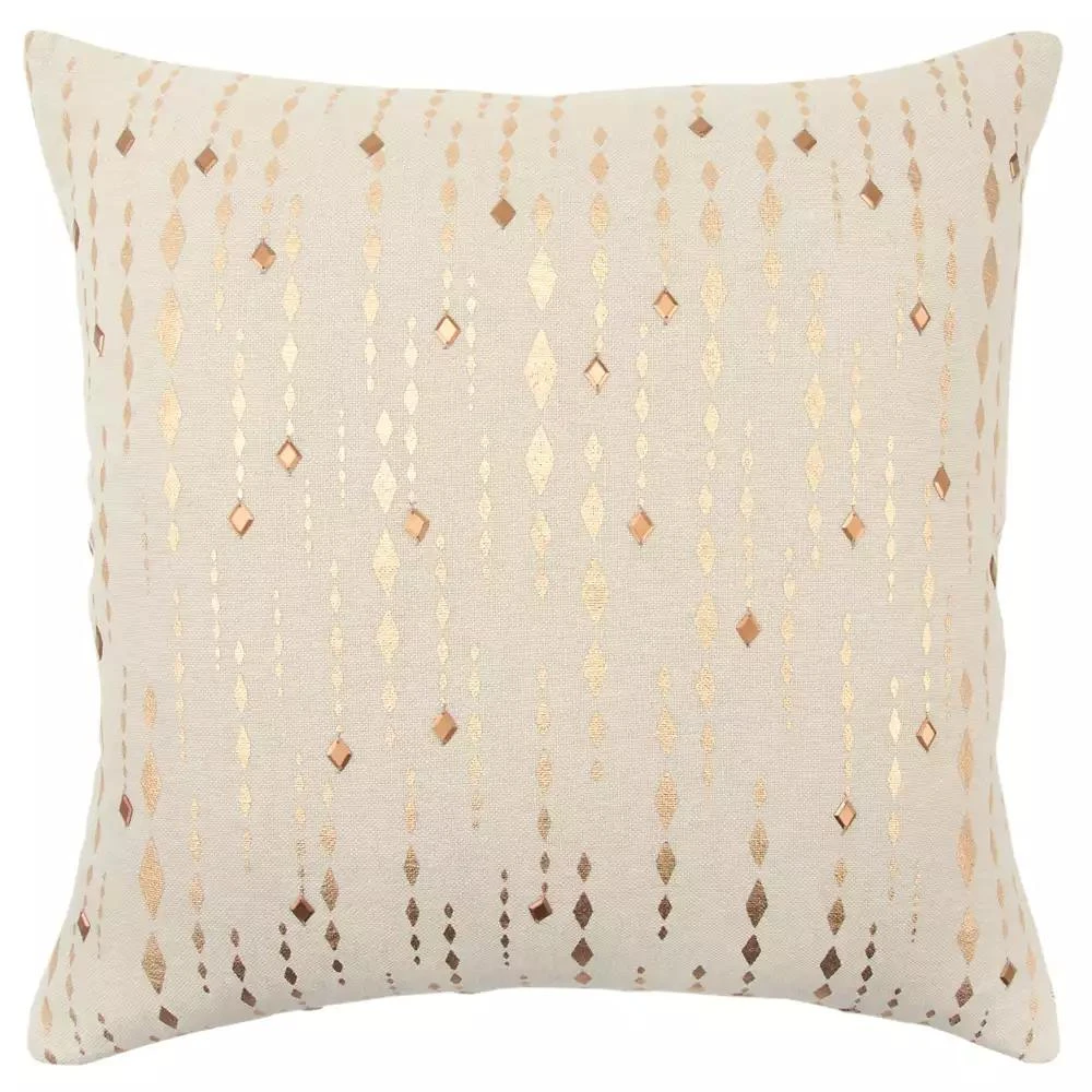 Rizzy Home Striped Polyester Filled Decorative Pillow, 20" x 20"