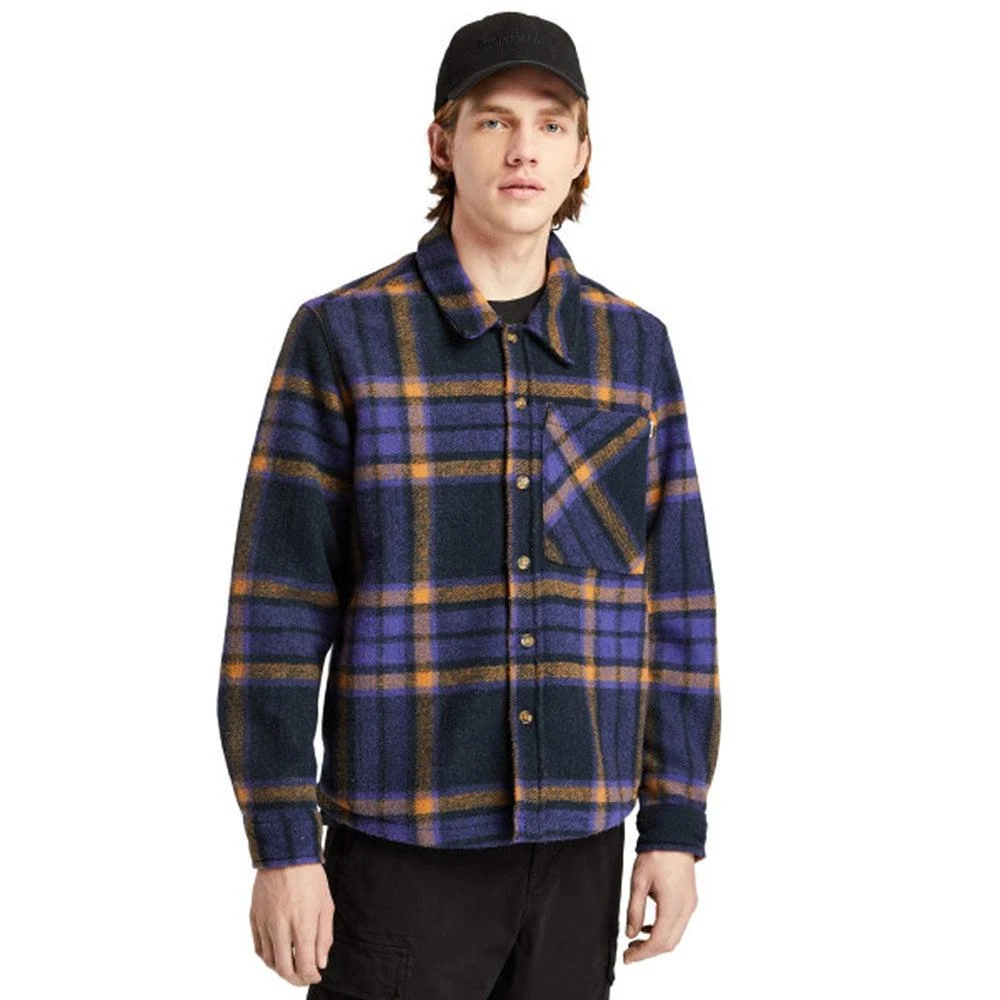 Timberland Fleece-Lined Plaid Overshirt 1