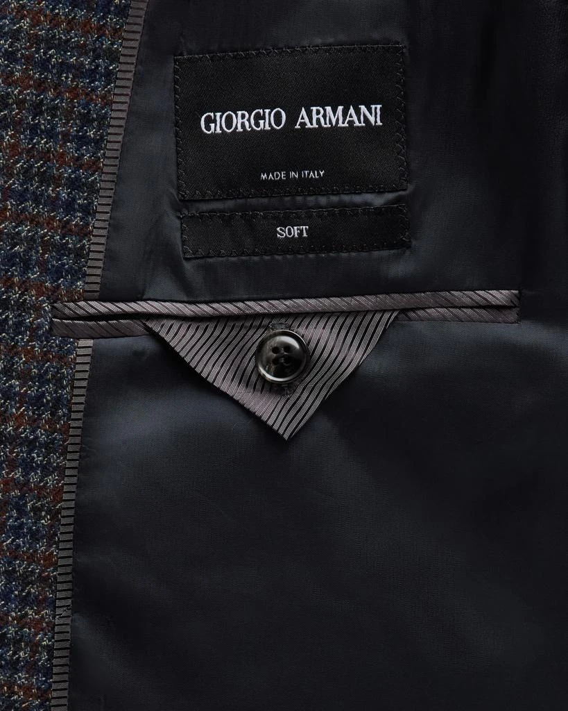 Giorgio Armani Men's Wool-Cashmere Plaid Sport Coat 6