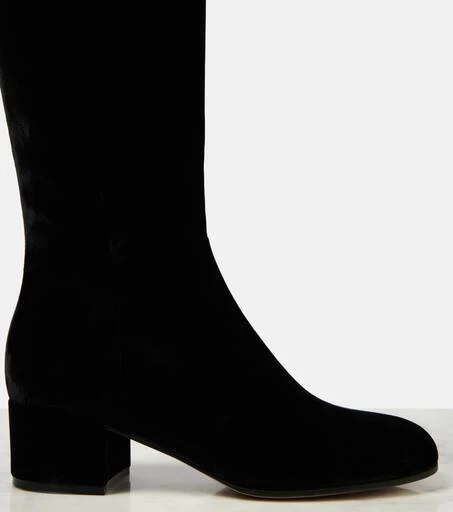 Gianvito Rossi Joelle 45 velvet knee-high boots 5