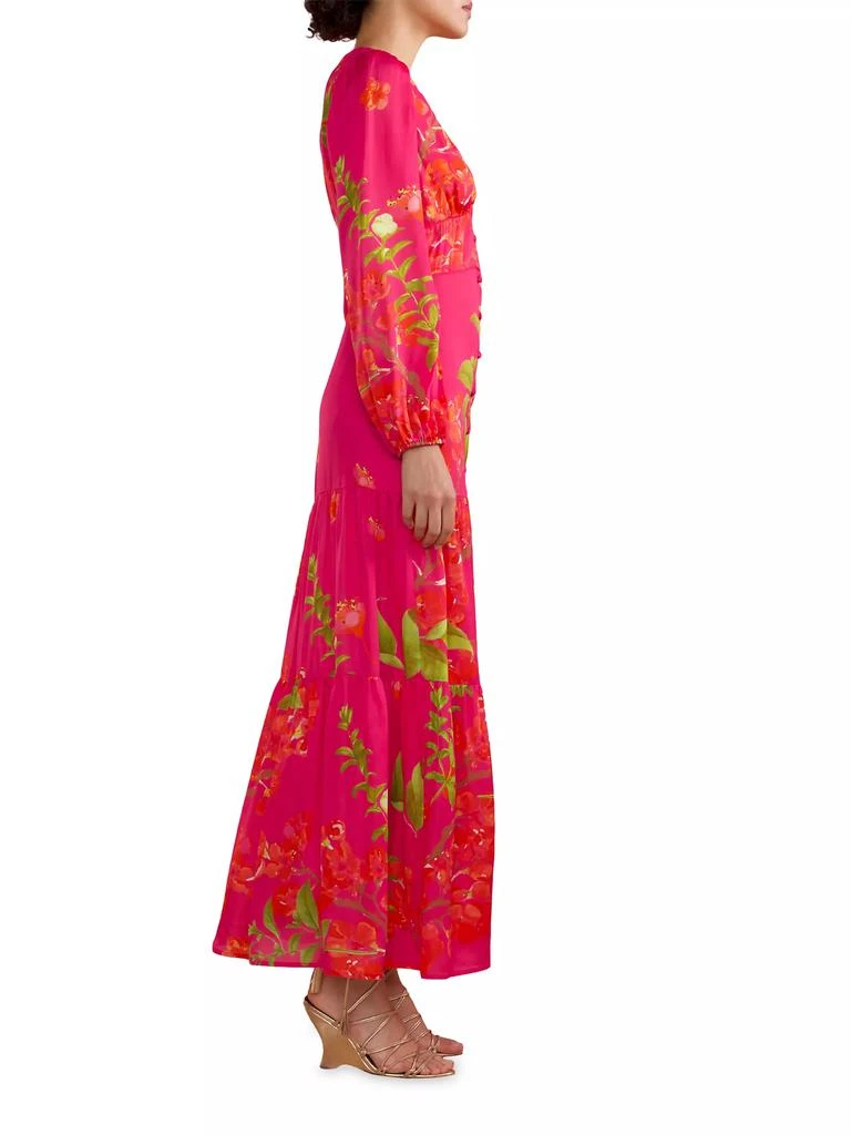 Cynthia Rowley Floral Print Button-Up Maxi Dress 2