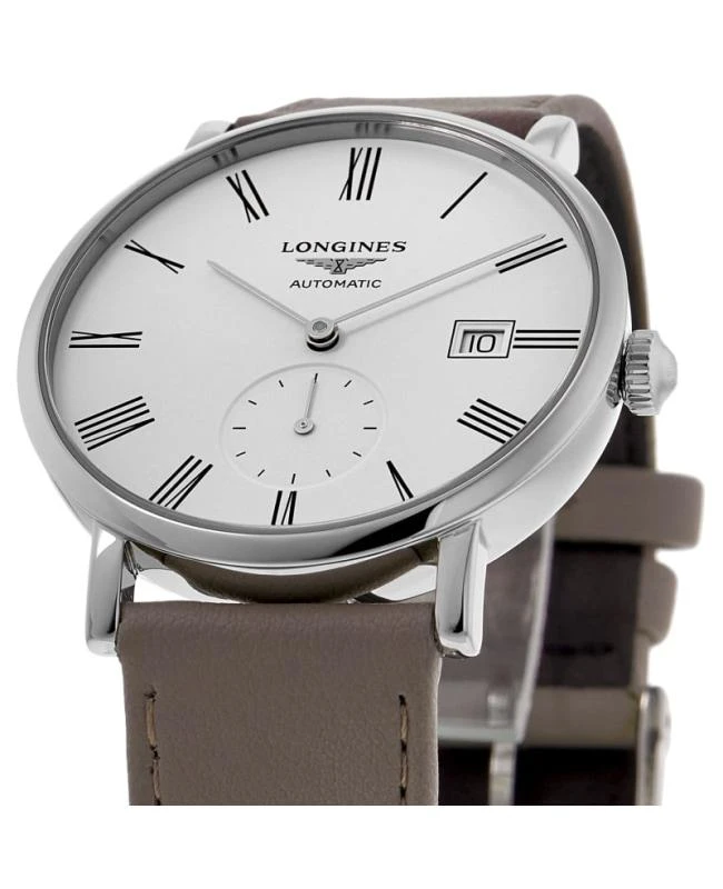 Longines Longines Elegant Collection White Dial Leather Strap Men's Watch L4.812.4.11.2 2