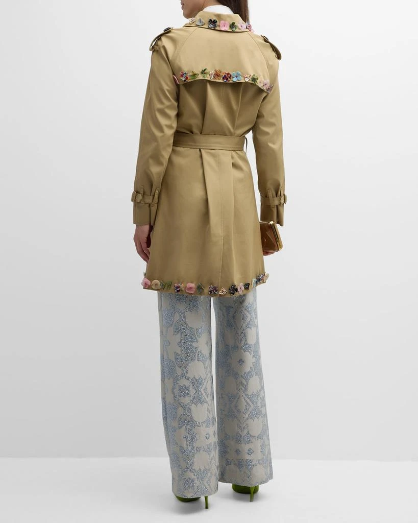 Libertine Button Town Belted Trench Coat 4