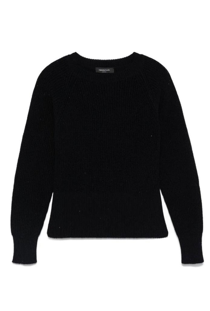 Fabiana Filippi Ribbed Knit Sweater With Fitted Silhouette