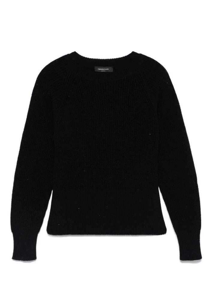 Fabiana Filippi Ribbed Knit Sweater With Fitted Silhouette 1