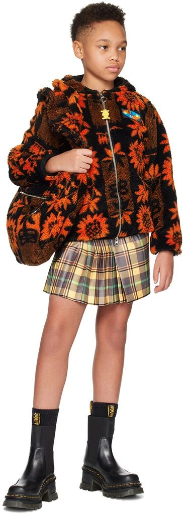Charles Jeffrey Loverboy Kids Yellow Kilt Skirt 4