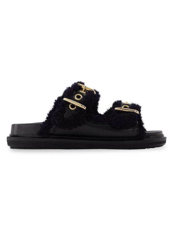 Marni Fussbett Leather Slides 1