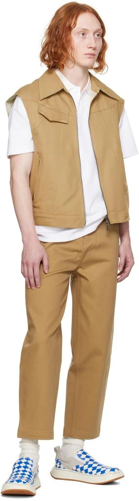 ADER error Tan Significant Tag Trousers 4