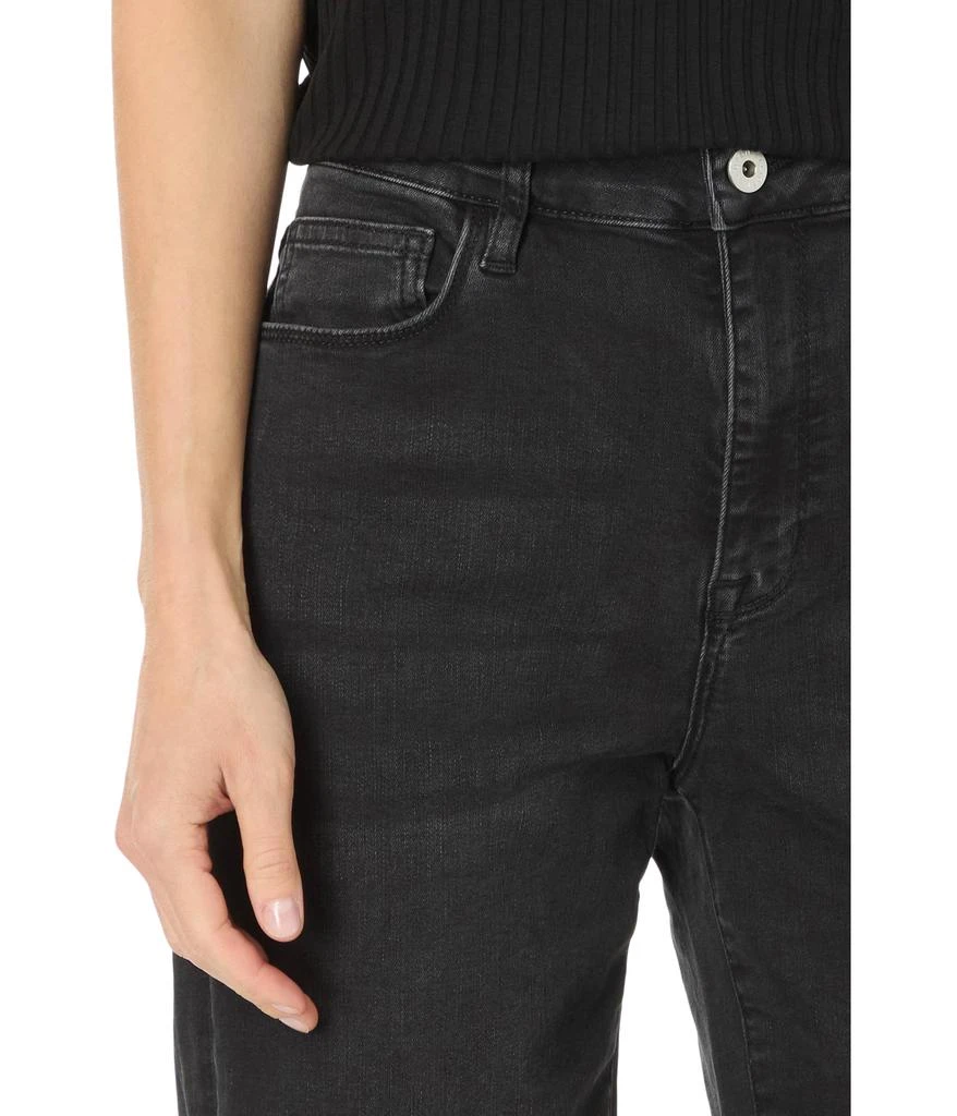 Elliott Lauren Washed Black Denim - Wide Leg 5 Pocket Jeans 3