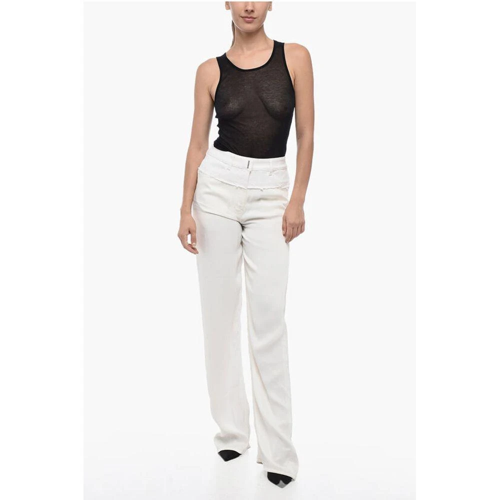Givenchy Straight Fit Double Fabric Women's Pants 4