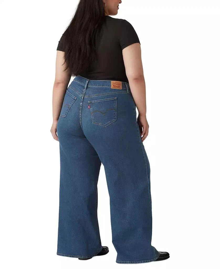 Levi's Plus Size Mid Rise 318 Shaping Wide-Leg Jeans 2