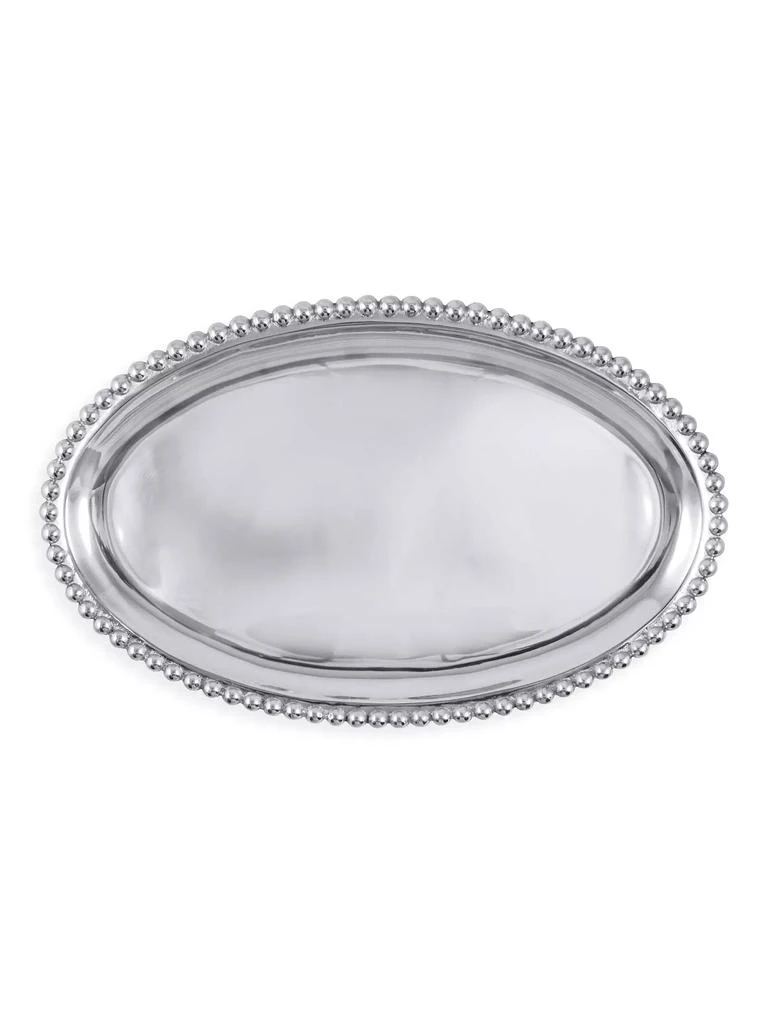 Mariposa String Of Pearls Large Oval Platter 1