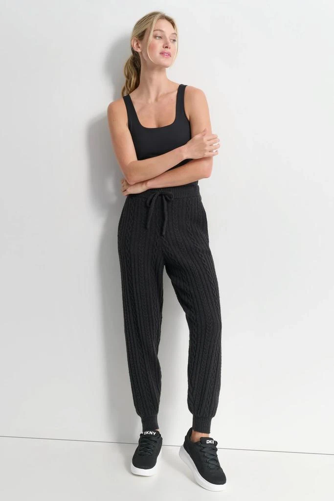 DKNY COZY CABLE SWEATER JOGGER 3