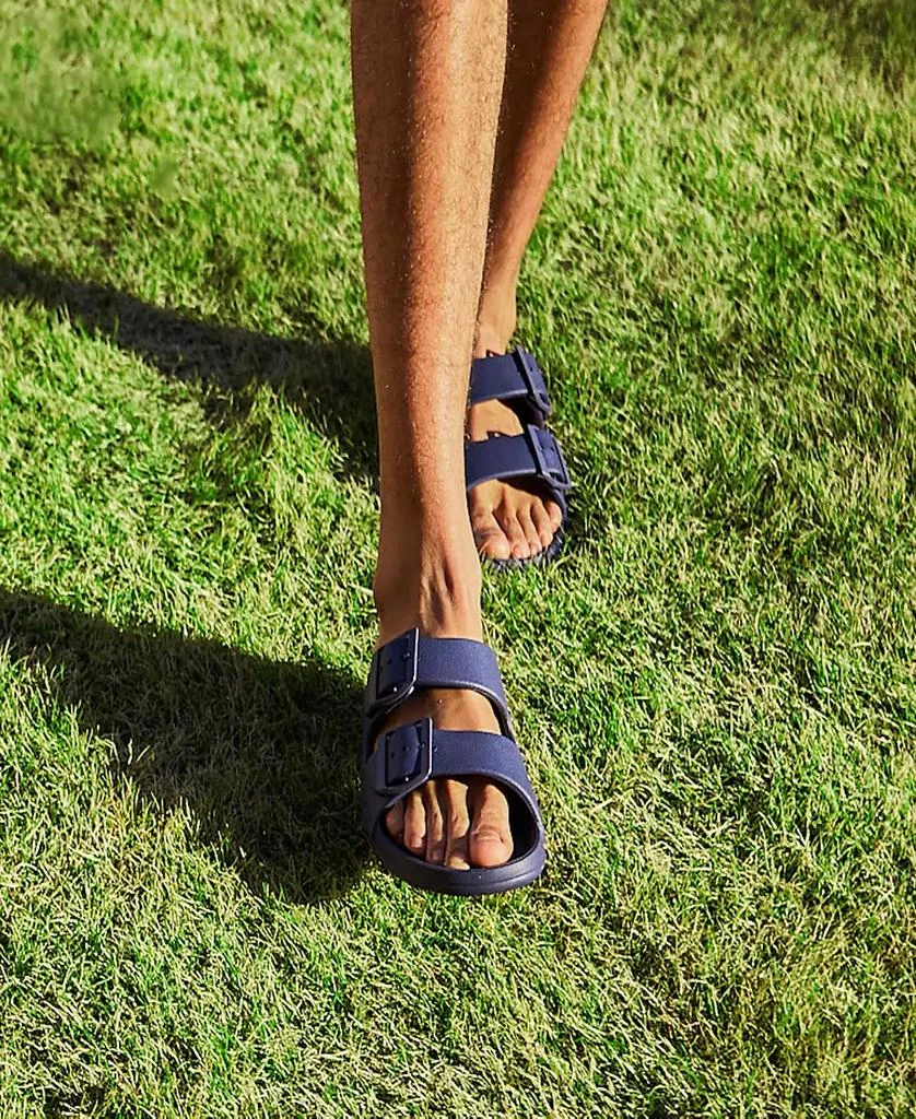 Totes Men's Double Buckle Adjustable Slides 7