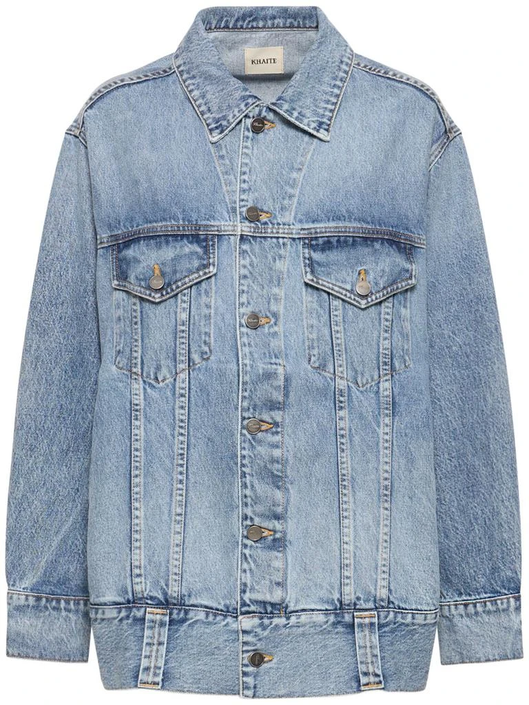 Khaite Grizzo Cotton Denim Jacket