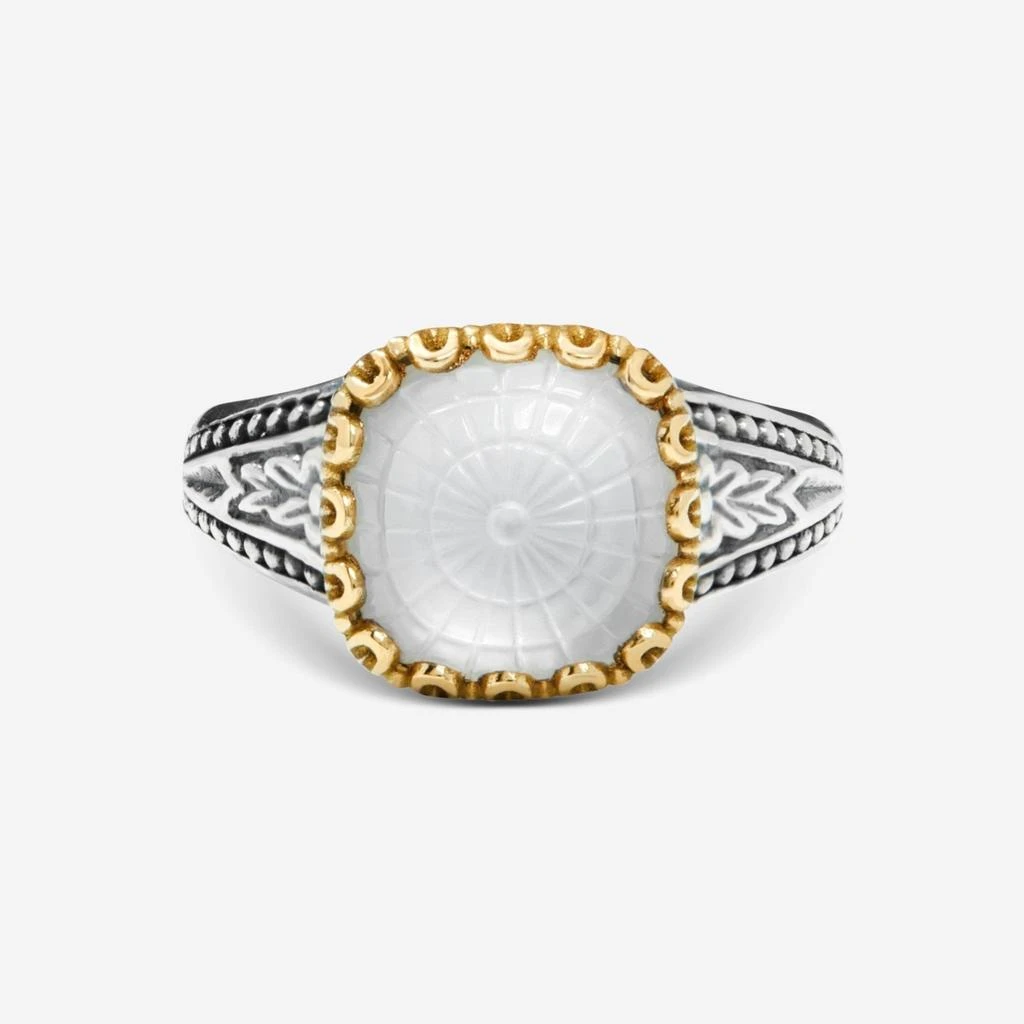 Konstantino Konstantino Dome Silver 18k Gold MOP Doublet Ring Sz. 6 DKJ970-313-S6-copy 2