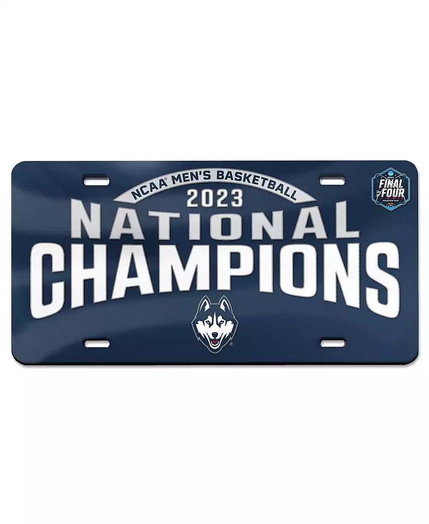 Wincraft UConn Huskies 2023 NCAA Men
s Basketball National Champions Laser Cut Acrylic License Plate