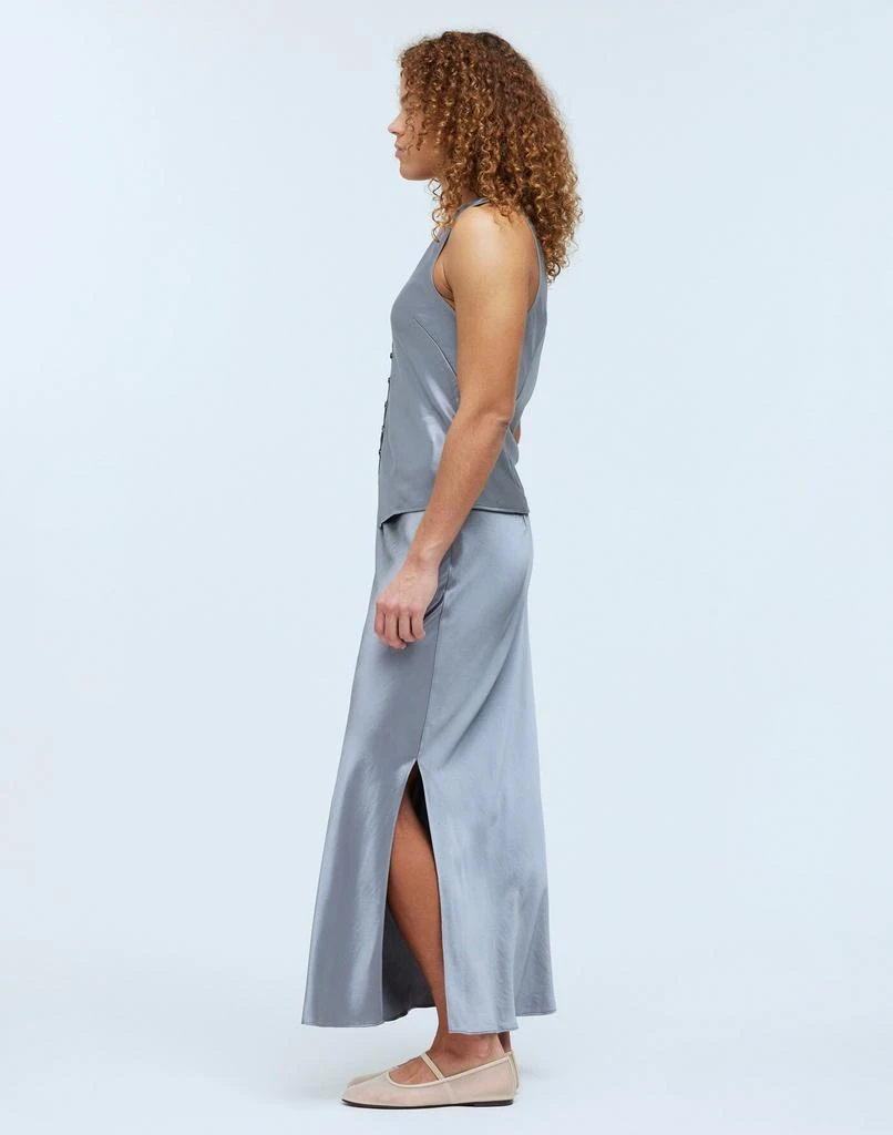 Madewell Satin Maxi Slip Skirt 3