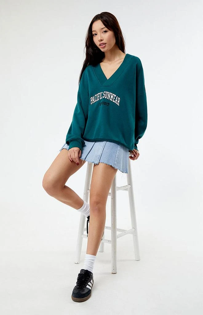 PacSun Pacific Sunwear Sport V-Neck Sweatshirt 1