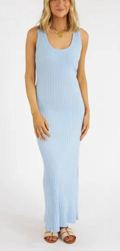 knit midi sweater dress Subtle Ways Ribbed Knit Midi Sweater Dress Mocha / L main image 0