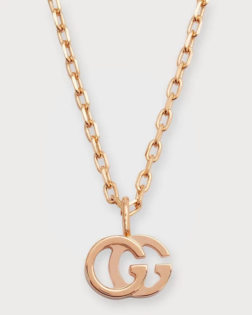 Gucci 18K Yellow Gold GG Running Necklace