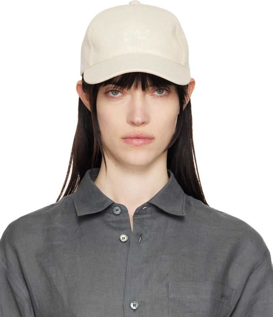 A.P.C. Off-White Charlie Chainette Baseball Cap 1