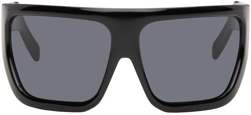 Rick Owens Black Porterville Davis Sunglasses 1