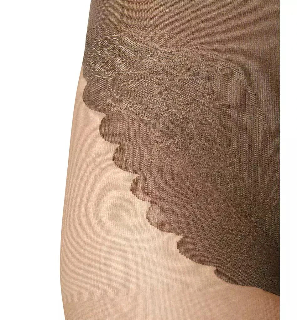 Hue Women's  French Lace Control Top Pantyhose 3