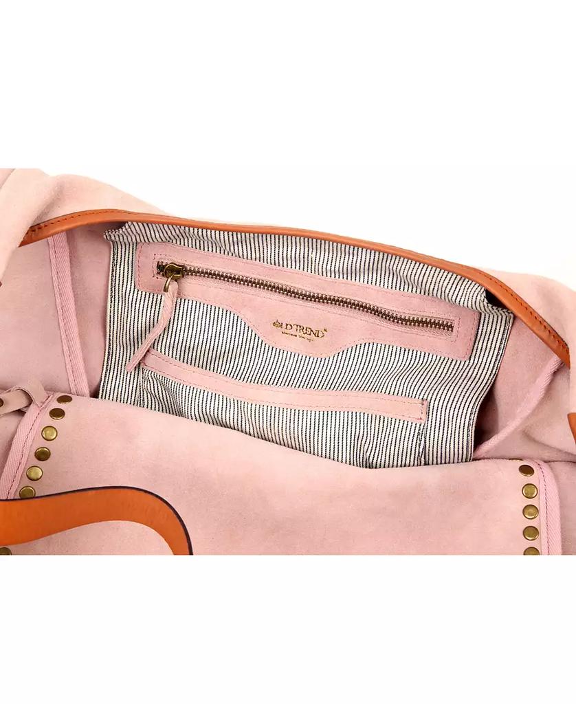 OLD TREND Women's Genuine Leather Rose Valley Hobo Bag