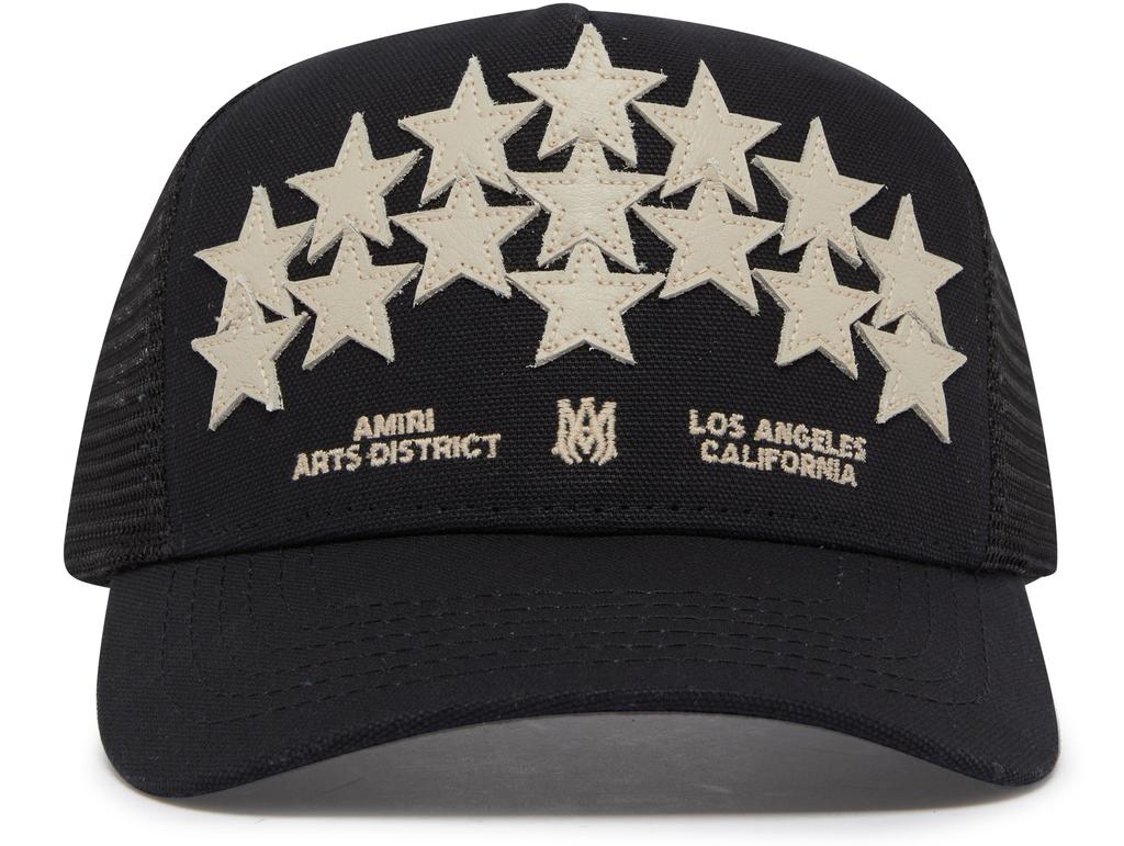 AMIRI STAR TRUCKER HAT スターパッチ キャップ Amiri 3 Star Trucker Hat Blue White | eBay