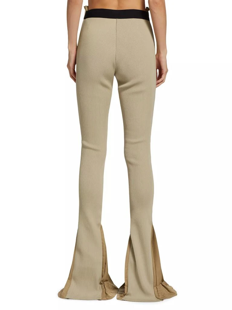 Sacai Cotton Gabardine Flared Pants 5