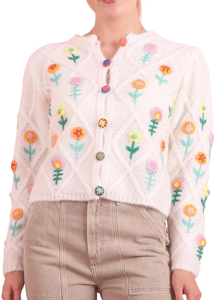 CELiA B Belo Cardigan In White 1