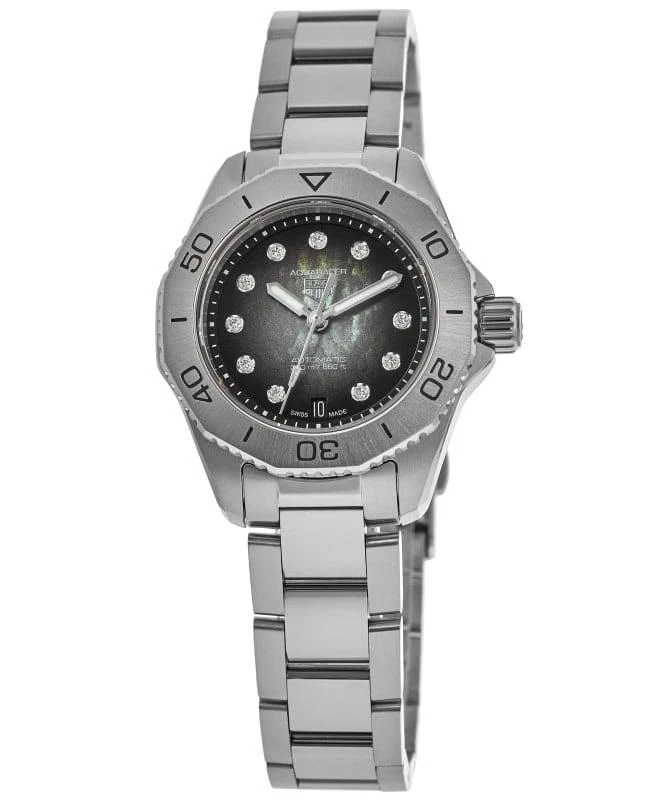 Tag Heuer Tag Heuer Aquaracer Professional 200 Date Black Diamond Dial Steel Women's Watch WBP2410.BA0622 1