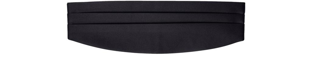 Fursac Satin pleated tuxedo belt