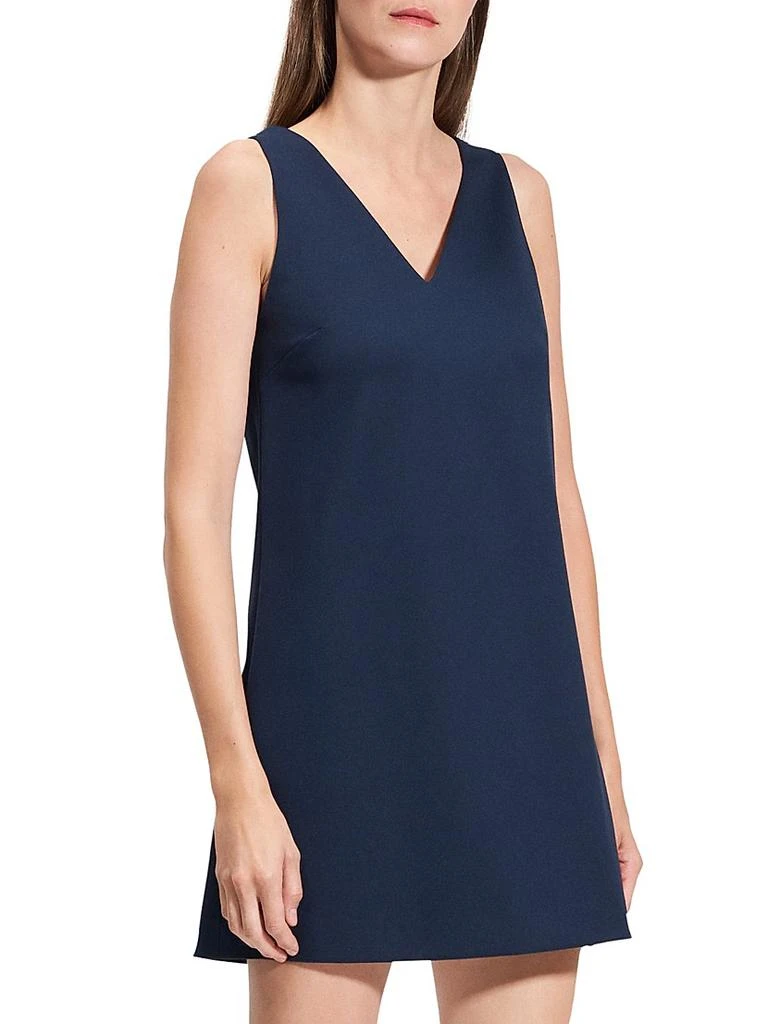 Theory V-Neck Shift Minidress 4