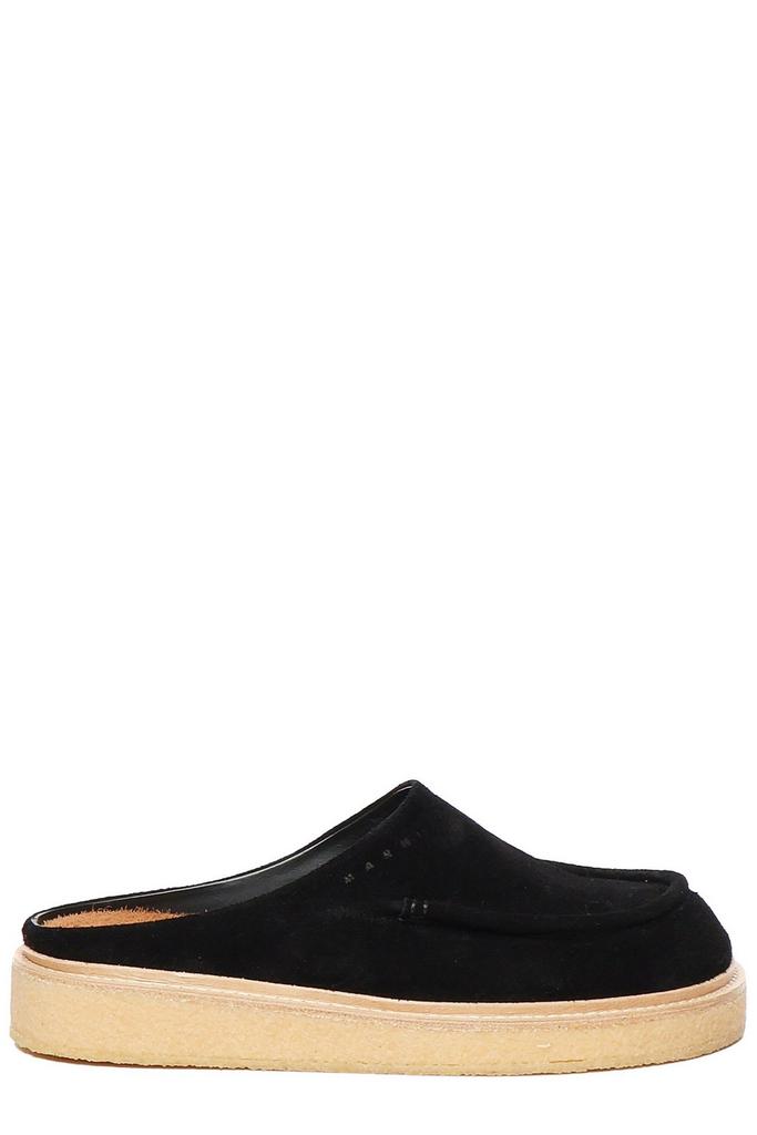 Marni Black calf hair Fussbett slippers - Sandals - Compare