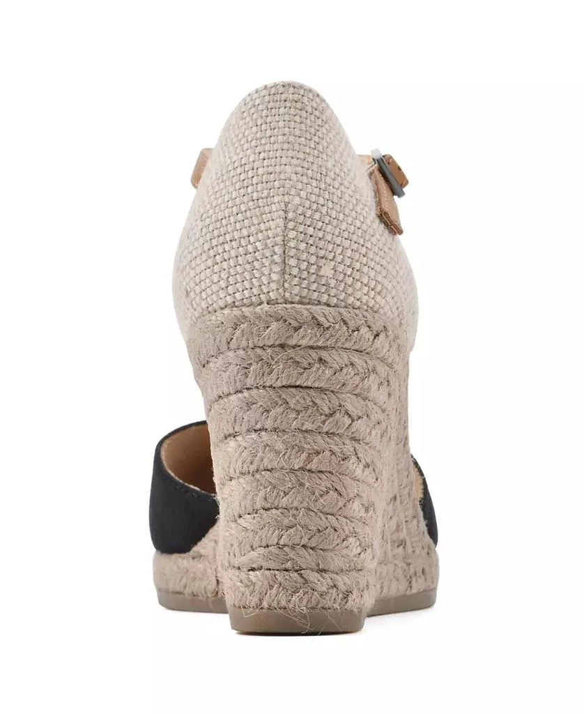 White Mountain Women's Mamba Espadrille Wedges 4