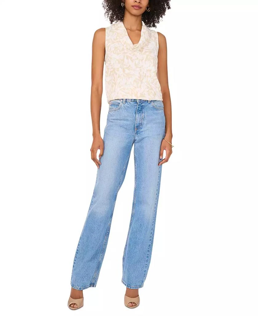 Vince Camuto Women's Printed Cowl-Neck Sleeveless Top 3