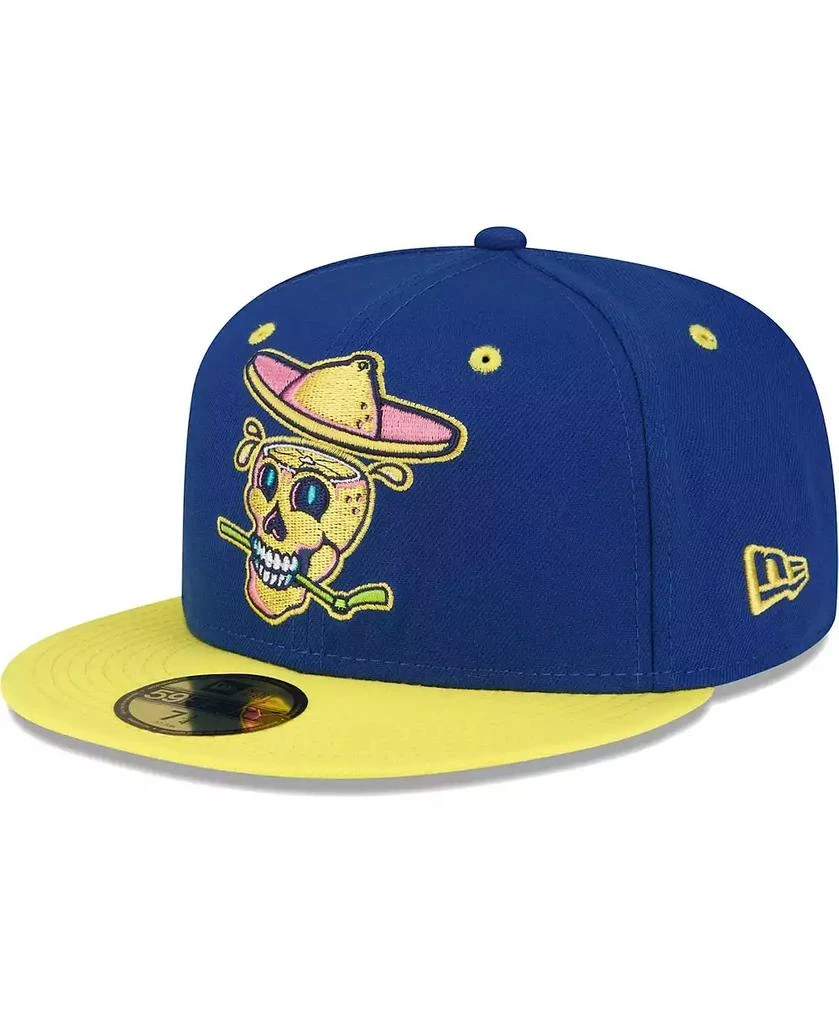 New Era Men's Blue Lynchburg Hillcats Copa De La Diversion 59FIFTY Fitted Hat 1