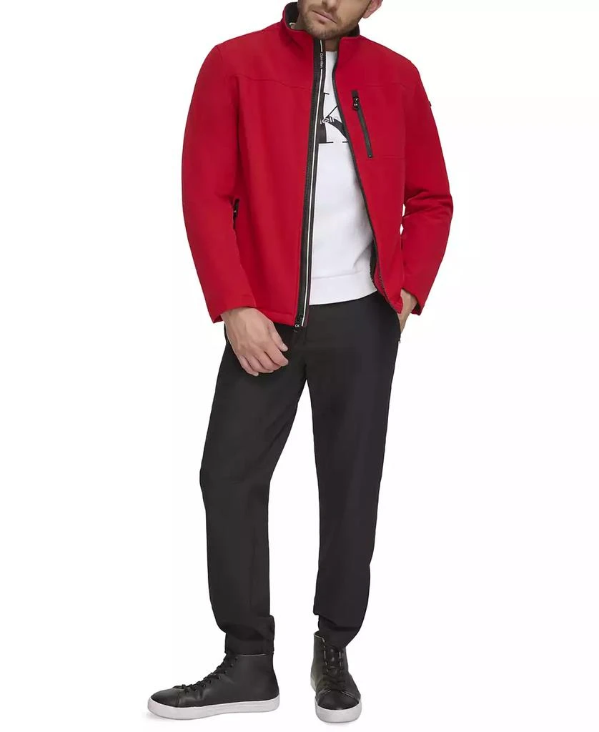 Calvin Klein Men's Sherpa Lined Classic Soft Shell Jacket 4