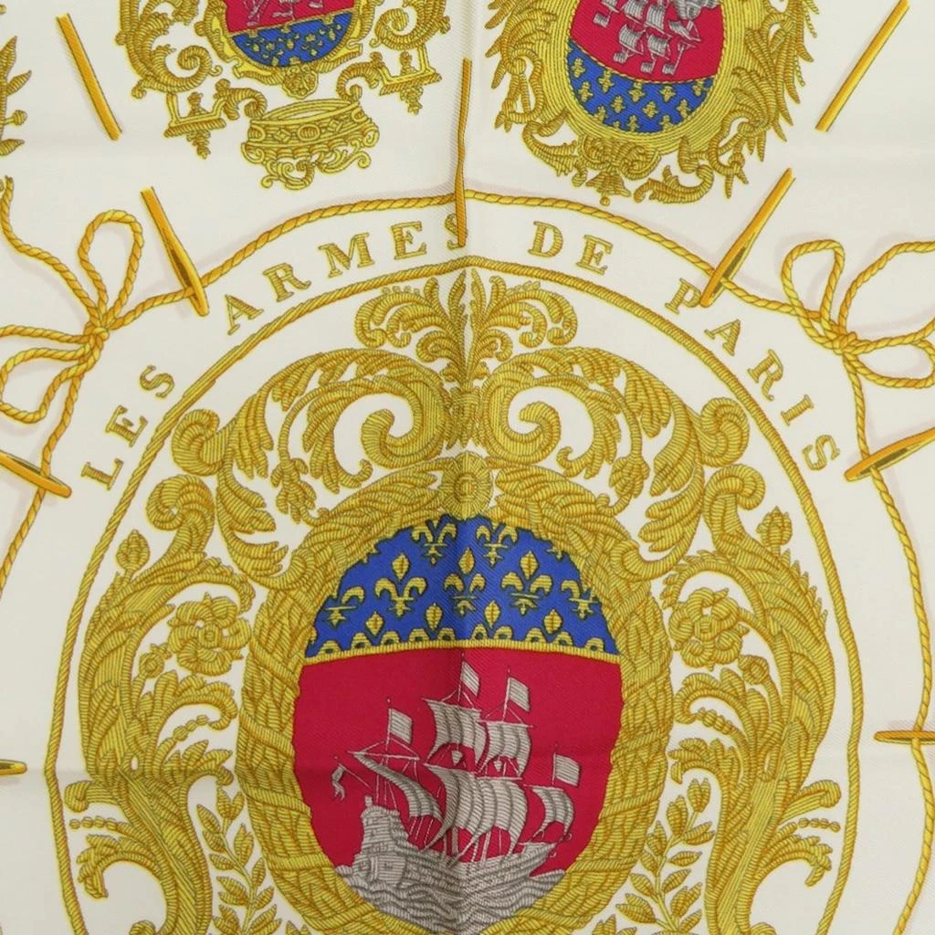 Hermes gold Color Silk Scarf (Pre-Owned) 2