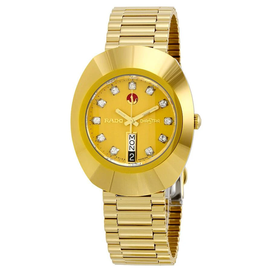 Rado Rado DiaStar Original Jubile Gold Automatic Gold Dial Gold PVD Men's Watch R12413493