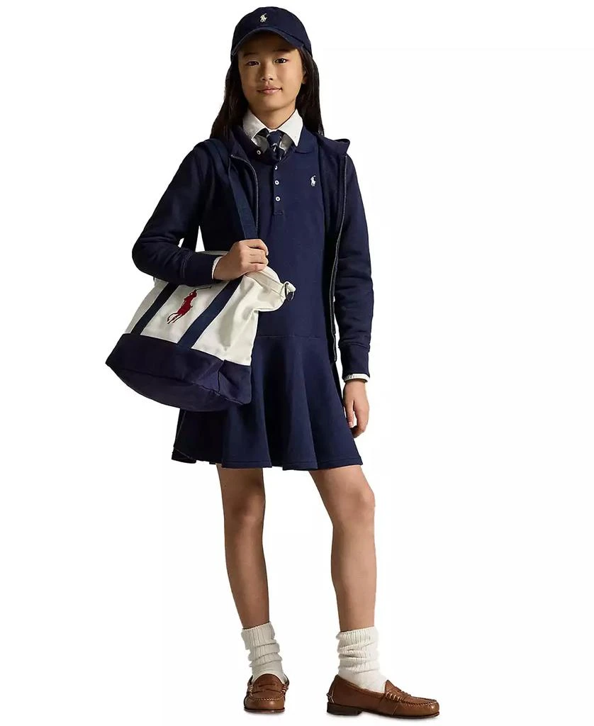 Ralph Lauren Girls' 7-16 French Terry Full-Zip Hoodie 3